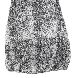 BY MALENE BIRGER Womens Black White Floral Silk Bubble Mini Dress S Elegant Chic