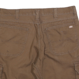 DICKIES Mens Shorts Brown Cargo XL W38 Workwear Comfortable Sturdy