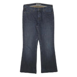 LEVI'S Womens Regular Fit Blue Denim Straight Jeans W30 L26 Classic Cotton Blend