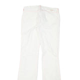 DIESEL Womens Regular Fit White Jeans Cotton Blend Zip W29 L33 Classic Stylish