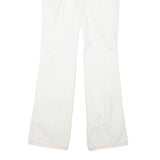 DIESEL Womens Regular Fit White Jeans Cotton Blend Zip W29 L33 Classic Stylish