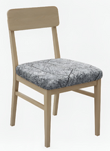 Anyseat Dark Gray Crack Stone Print Chair Cover – Stretch Washable Removable Seat Cover for Dining & Kitchen