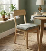 Anyseat Light Brown Random Wave Print Chair Cover – Stretch Washable Removable Seat Cover for Dining & Kitchen