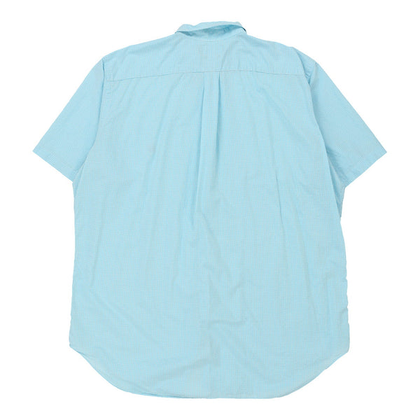 Vintage blue Ralph Lauren Short Sleeve Shirt - mens x-large