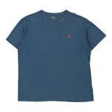 Vintage blue Ralph Lauren T-Shirt - mens medium