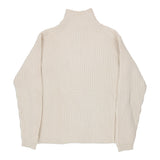 Vintage cream Boss 1/4 Zip - mens x-large