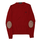 Vintage red Fred Perry Jumper - mens small