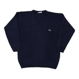 Vintage navy Lacoste Jumper - mens x-large
