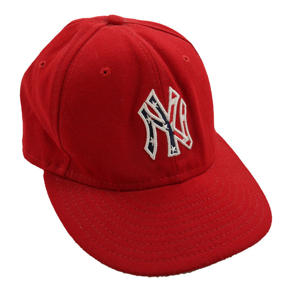 Vintage red New York Yankees New Era Cap - mens no size