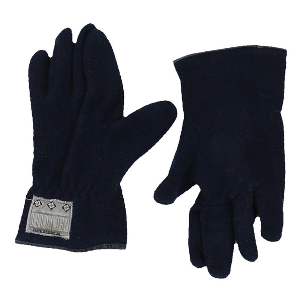 Vintage navy Armani Jeans Gloves - mens no size