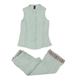 C.P. Company Cropped Co-Ord - XS Green Cotton