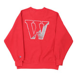 Reverse Weave Wabash College Champion College Sweatshirt - Medium Red Cotton Blend