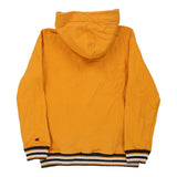 Age 13-14 Champion Spellout Hoodie - XL Yellow Cotton Blend