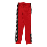 Age 11-12 Kappa Tracksuit - XS Red Polyester