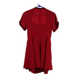 Vintage burgundy 1980's Unbranded Dress - womens medium