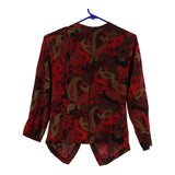 Vintage red 1980's Fiorella Rubino Blouse - womens medium