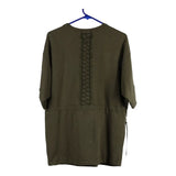 Vintage khaki Puma T-Shirt - womens medium