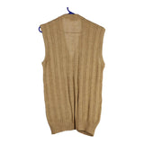Vintage brown Feeling Sweater Vest - womens medium