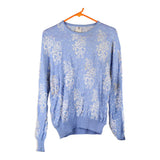 Vintage blue De Wall Jumper - womens medium