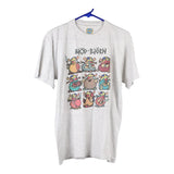 Vintage white Tee Rex T-Shirt - mens medium