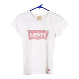 Vintage white Age 14 Levis T-Shirt - girls small