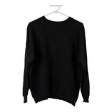 Vintage black Made in USA Blank Hanes Sweatshirt - mens x-large