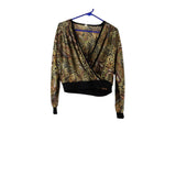 Vintage khaki Unbranded Blouse - womens medium