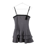 Vintage grey Artigli Mini Dress - womens medium