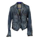 Vintage blue Unbranded Denim Jacket - womens small