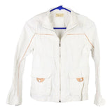 Vintage white Alviero Martini Jacket - womens medium
