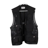 Vintage black Lie Se Zhe Gilet - mens xxx-large