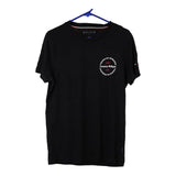 Vintage black Tommy Hilfiger T-Shirt - mens medium
