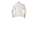 Vintage white Age 10 Burberry Long Sleeve Top - girls small