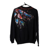 Vintage black Made in USA Hanes Jumper - womens large