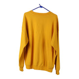 Vintage yellow Gildan Sweatshirt - mens x-large