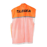Vintage orange Legea Gilet - mens large