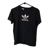 Vintage black Age 14-15 Adidas T-Shirt - girls x-large