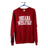 Vintage red Indiana Wesleyan Gildan Sweatshirt - mens medium