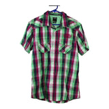 Vintage multicoloured Smog Short Sleeve Shirt - mens large