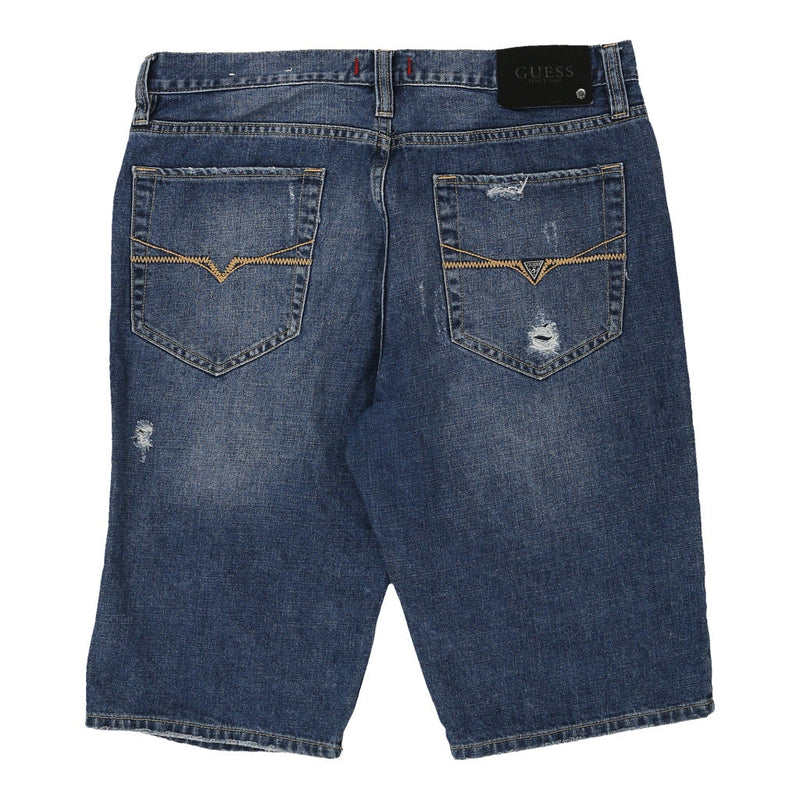 Guess Denim Shorts - 36W 13L Blue Cotton
