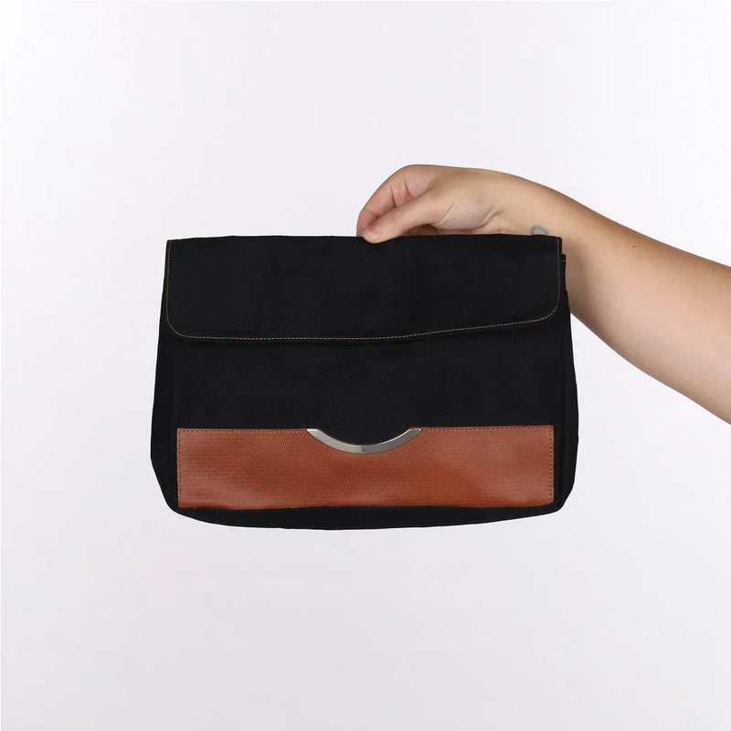 1980s Clutch Gianni Versace Bag - No Size Black Nylon