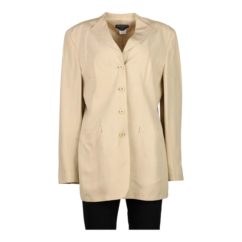 Giorgio Armani Blazer - XL Beige Viscose Blend