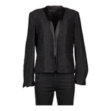 Trussardi Jacket - Large Black Polyester Blend