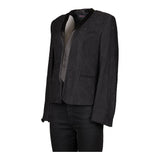 Trussardi Jacket - Large Black Polyester Blend