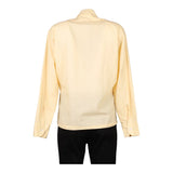 1970s Unbranded Shirt - Medium Yellow Polyester Blend