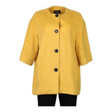 Marella Coat - Small Yellow Wool