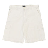 Armani Jeans Cargo Shorts - 37W 11L White Cotton