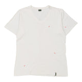 Best Company V-neck T-Shirt - 2XL White Cotton
