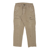 Napapijri Cargo Trousers - 33W 30L Beige Cotton