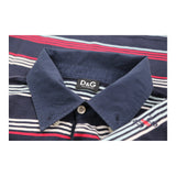 Vintage navy Dolce & Gabbana Polo Shirt - mens small
